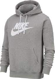Nike sb graphic heather grey & navy hoodie. Nike Hoodie Heather Grey F7a90f