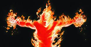 La antorcha humana y namor: La Antorcha Humana Original De Marvel Es Diferente A La De Los Cuatro Fantasticos La Neta Neta