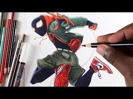 The last page will have ultimate. How To Draw Miles Morales Cinebrique