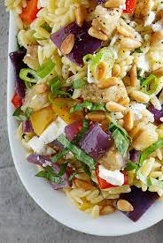 The combination of colorful vegetables, cheese, and orzo — all tossed in a simple oregano vinaigrette — is hard not to like. Orzo With Roasted Vegetables Recipe Girl