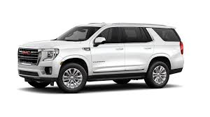 New White Frost Tricoat 2021 Gmc Yukon 2wd 4dr Slt With Photos Mr122544