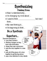 Synthesizing Anchor Chart For Interactive Readers Notebook