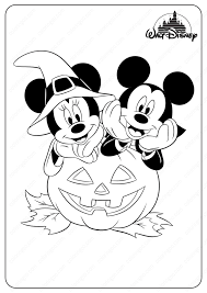 These free, printable summer coloring pages are a great activity the kids can do this summer when it. Disney Minnie Mickey Halloween Coloring Pages