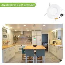 Our houston led lighting services also reduce maintenance and operating costs, because led lights are longer lasting and are an environmentally friendly alternative to traditional lighting options. 5 Inch 6 Inch Dimmable Led Recessed Lights 3000k 100w Incandescent Equivalent Hykolity