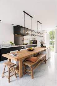Best Kitchen Island Dining Table Combo Layout Ideas Combo Dining Ideas Island Kitchen In 2020 Kitchen Island Dining Table Narrow Dining Tables Kitchen Table Wood