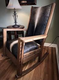 Vintage Antique Oak Rocking Chair With Cowhide For Sale In Denver Co Offerup Rocking Chair Vintage Rocking Chair Antique Rocking Chairs