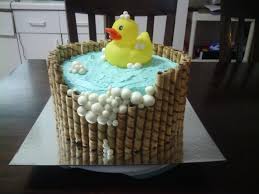 Rubber Ducky Baby Shower Cake R Cakes