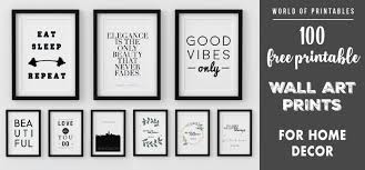You can create a fun collage effect using pictures from your collection. 100 Free Printables Wall Art Prints For Your Home World Of Printables