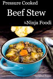Homemade Beef Stew In The Ninja Foodi Recipe Pressure Cooker Beef Stew Cooking Stew Beef Pressure Cook Beef Stew