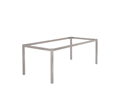 This rustic industrial style coffee table comes with vintage walnut finish framework with metallic side frames. Primus Table Frame System Stainless Steel Leg 45 X 45 Mm Village Garden
