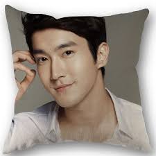 Taie d'oreiller en coton et lin Choi Siwon, taie d'oreiller décorative de  haute qualité pour la maison, 45x45cm