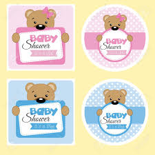 Create your own custom baby shower invitation in minutes. Baby Shower Labels For Girl And Boy Royalty Free Cliparts Vectors And Stock Illustration Image 86959444