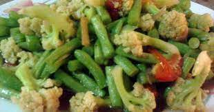 Resep ini adalah resep tumis buncis pedas manis dengan tambahan udang yang gurih & lezat. Resep Tumis Kembang Kol Dan Buncis Resep Resep Masakan Tumis