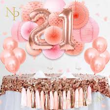 Blush & rose gold future mrs. Nicro Sweet 16 18 21th Happy Birthday Party Decoration 37 Pcs Set Rose Gold Pink 2020 New Balloons Diy Home Decor Set64 Party Diy Decorations Aliexpress