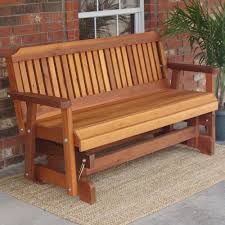 Tmp Outdoor Furniture Traditional Red Cedar Outdoor Glider Outdoor Glider Rustic Outdoor Furniture Outdoor Furniture