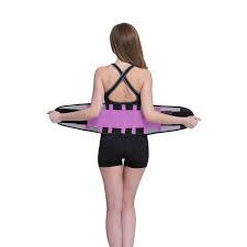 Shapers Lilas Cinta Modeladora Treino Sport Emegrecedor Afinador De Cintura Exercicio Para Cintura Feminino Moda
