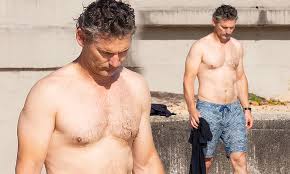 Eric Bana shows off his muscular form during a swim at Sydneys Balmoral  Beach | Daily Mail Online