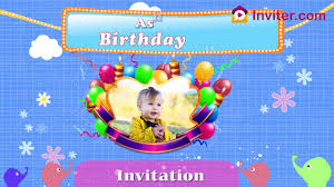 You can add wedding date, location, groom & bride name. Online Birthday Video Invitation Template Inviter Com Youtube