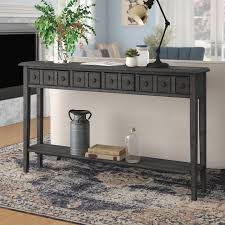 Https Www Wayfair Com Furniture Pdp Elvira 60 Console Table Lrfy1392 Html In 2020 Console Table Wooden Console Table Table