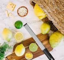 Amazon.com: Lemon Zester Grater, Citrus Zester, Parmesan Cheese Grater with  Handle, Lemon Zester Tool for Cheese, Citrus, Lime, Chocolate, Fruits, ...