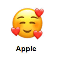 Meaning Of Smiling Face With 3 Hearts Emoji In 2020 Heart Emoji Emoji Smile Face