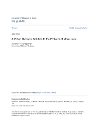 A Virtue Theoretic Solution to the Problem of Moral Luck