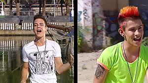 Optisch driften daniele und luca ähnlich weit auseinander. Dsds 2012 Luca Hanni Und Daniele Negroni Beim Videodreh In Barcelona