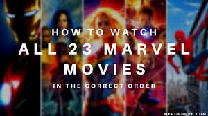 However, many fans have taken to watching the movies in chronological order. How To Watch All 23 Marvel Movies In The Correct Order Merchdope