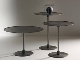 Round Metal High Side Table Gong By Acerbis Design Gianfranco Frattini In 2020 Side Table Coffee Table Low Coffee Table