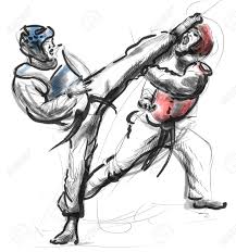 Large collections of hd transparent martial arts png images for free download. Ein Voller Grosse Hand Gezeichnete Illustration Original Zeichnung Auf Weiss Aus Der Serie Martial Arts Tae Kwon Do Ist Eine Koreanische Kampfkunst Vereint Kampf Und Selbstverteidigungstechniken Mit Sport Und Bewegung Lizenzfreie Fotos Bilder Und