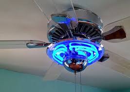 General 16/12 inch plastic fan blade&fan nut three leaves stand/table fanner kit. Ceiling Fan With Blue Neon Light And Clear Blades For Sale In Imperial Ca Offerup