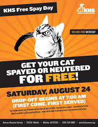 Pediatric spaying and neutering is widely accepted. Free Cat Spay Neuter Day