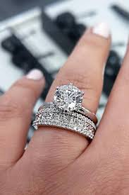 Stunning Bridal Sets That Will Melt Her Heart Wedding Forward Unique Engagement Rings White Topaz Engagement Ring Topaz Engagement Ring