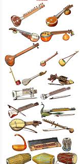 Vector set for music billboard. Indian Musical Instruments Indian Musical Instruments Folk Instruments Indian Instruments