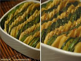 Pommes De Terre Et Courgettes Serrees Comme Des Sardines Pour Un Tian Passion Gourmandise
