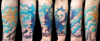 New School Half Sleeve Clouds Tattoo Www Craigylee Com Www Flickr