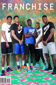 Here's a look at their athletic profiles. Giannis Antetokounmpo On Franchise Mag Issue 6 Cover Hypebeast