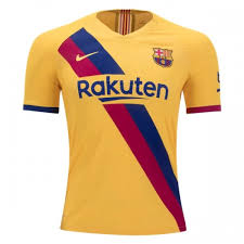 19 20 Barcelona Away Yellow Soccer Jerseys Shirt Player Version Cheap Soccer Jerseys Shop Soccer Jersey Retro Football Shirts Jersey Shirt
