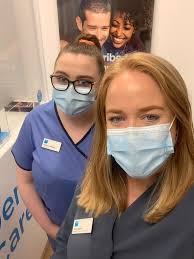 Last week we had a great practice visit in Bupa Dental Care Newtownabbey.  The visit was made special by this amazing person Rebecca Miskelly, our  lead nurse in practice. I had the