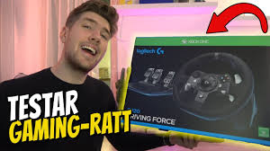 Testar Bilspel Med Ratt Till Xbox One Hur Svart Ar Det Youtube