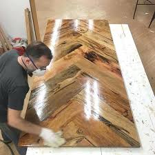 Build Wood Table Top How Sick Is This Herringbone Style Table Top From Too Cool Not To Share Build How To Build A Wo Custom Furniture Wood Projects Woodworking