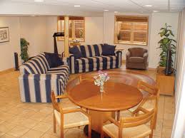 Because tile's durable surface prevents liquids and moisture from getting through, this is an excellent choice for basement take carpet tiles up a notch with this waterproof basement flooring. Finished Basement Floor Tiles In Norwalk Stamford West Hartford Ct Waterproof Basement Flooring Options In Connecticut