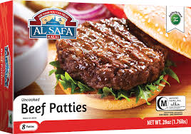 Get your burger recipes here! Halal Beef Patties Al Safa Halal