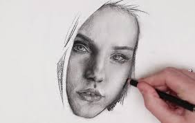 How to draw portraits in charcoal. How To Draw A Face With Charcoal 5 Step Shading Technique