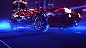 We have a massive amount of hd images that will make your computer or smartphone look absolutely fresh. Hd Wallpaper Car Retro Games Neon Synthwave 1980s Delorean Wallpaper Flare