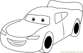 Its everyone's favourite world famous race car lightning mcqueen.check out lightning coming to life with color in this awesome coloring page featuring. Lightning Mcqueen Coloring Page For Kids Free Cars Printable Coloring Pages Online For Kids Coloringpages101 Com Coloring Pages For Kids