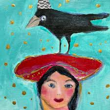 Companions”Original Acrylic Painting 16”x12”on Canvas