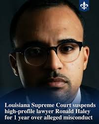 Throughout Haley's practice, the court found that he allegedly failed to  file promised writs, misled clients about actions taken, misrepresented  outcomes, and forced clients to hire new counsel. 🔗: http://bit.ly/3JW3svg