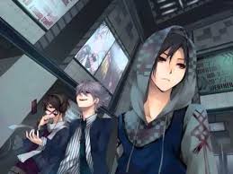 Typically, in anime, characters with red eyes or hair are known to have a firey personality white haired man animated illustration, anime boys, tokyo ghoul. Nightcore Silly Boy Original Is Eva Simons Silly Boy Anime Guys Anime Boyfriend Nightcore