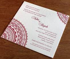 Neha Letterpress Wedding Invitation Design Letterpress Wedding Invitations Indian Wedding Cards Fun Wedding Invitations
